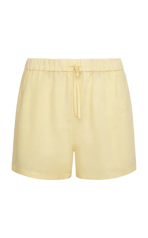 Elastic Air Linen Shorts