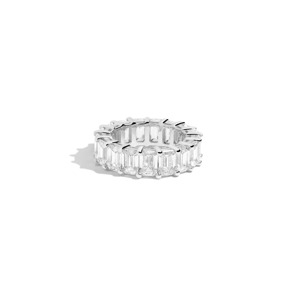 10ct Lab Grown Diamond Emerald Cut Ring