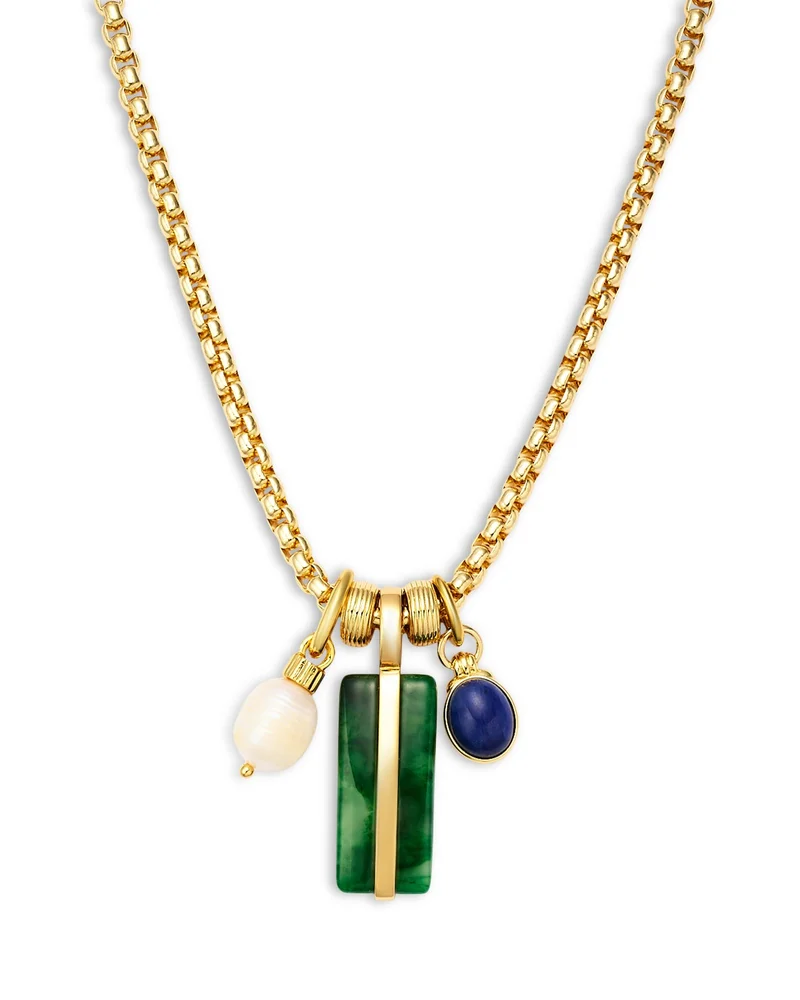 The Stone Bar Pendant Necklace, 27"