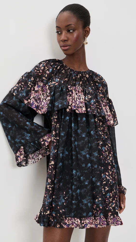 Lune Silk Mini Dress