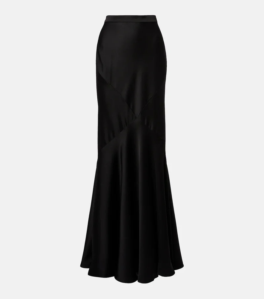 Acerbo satin maxi skirt