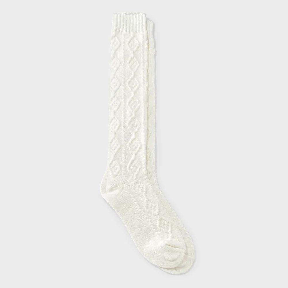Cable Super Soft Knee High Socks