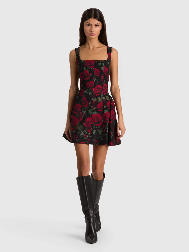 Vera Flare Mini Dress