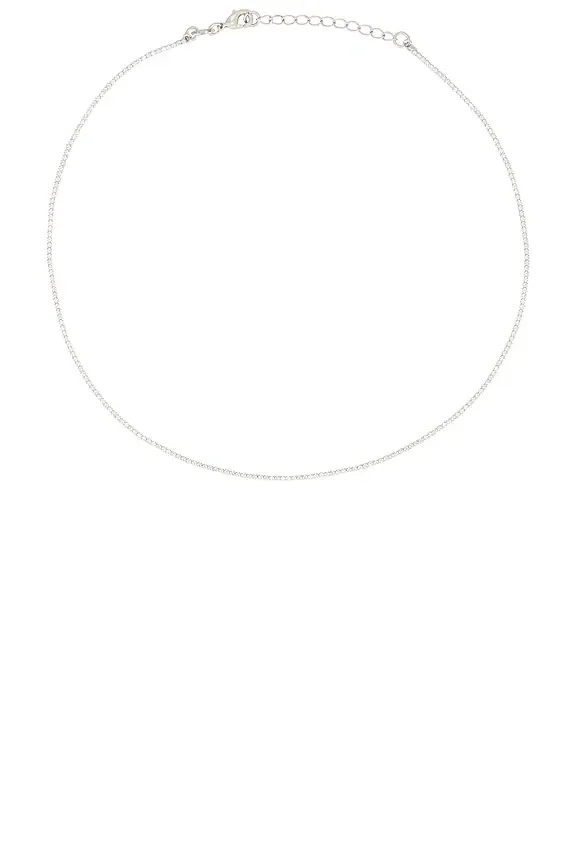 Micro Teeny Tiny Tennis Necklace