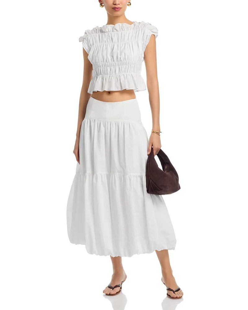 Cropped Top & Blythe Tiered Skirt