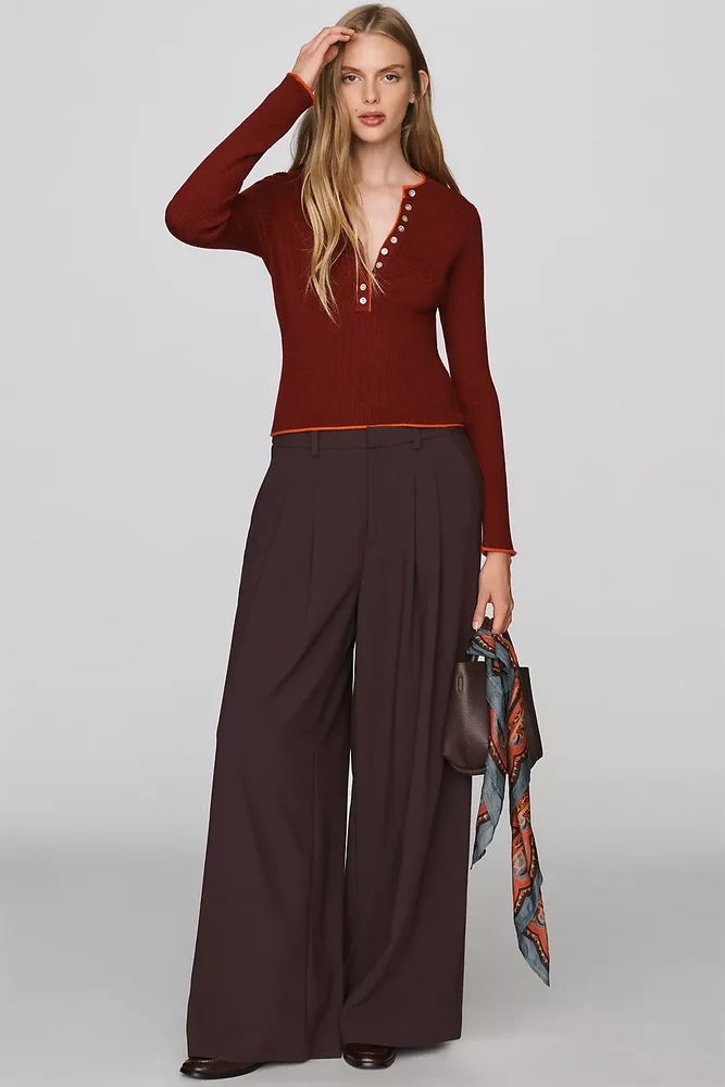 Emmeline Layered Henley Top
