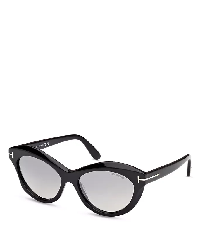 Toni Oval Sunglasses, 55mm