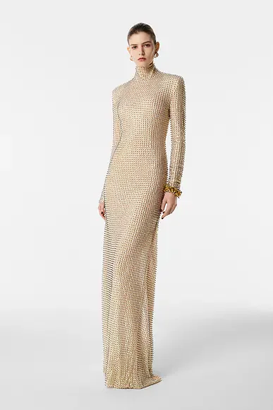 Polina Gown in Light Glod