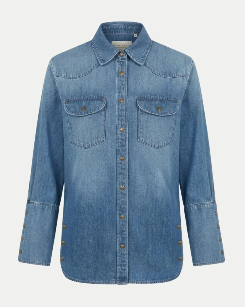 Classic Six Farrah Denim Shirt in Indigo