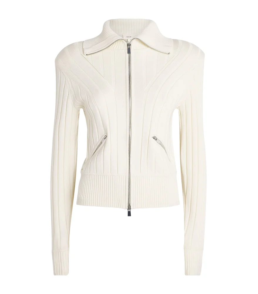 Zip-Front Holly Cardigan