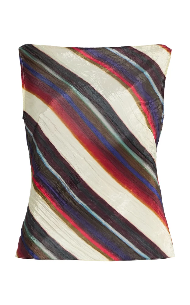 Morris Striped Sheer Top