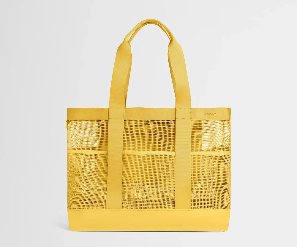 Jillian Yellow Lemon Recycled Vegan Leather Tote Bag