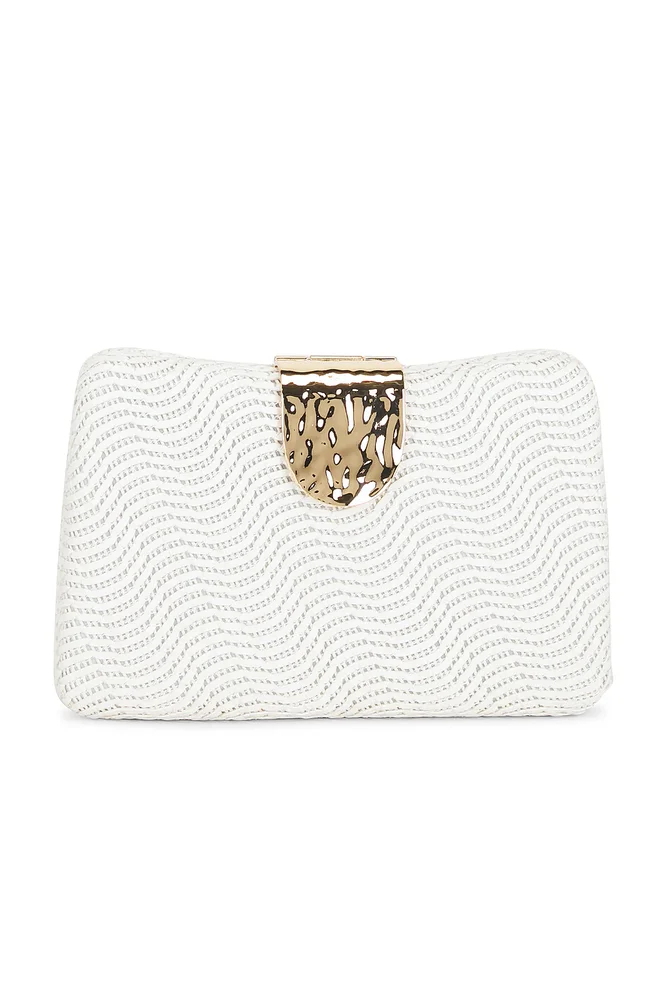 Lindy Woven Clutch