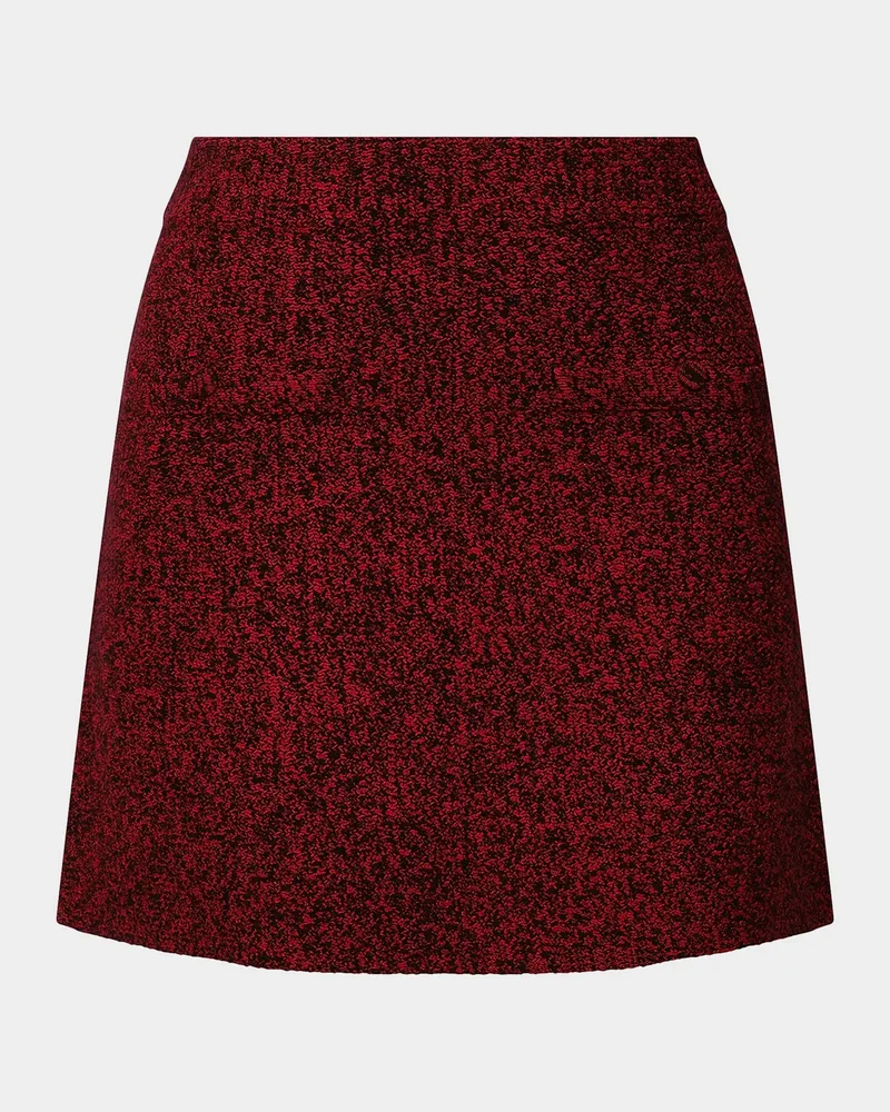 Iris Marled Knit Miniskirt