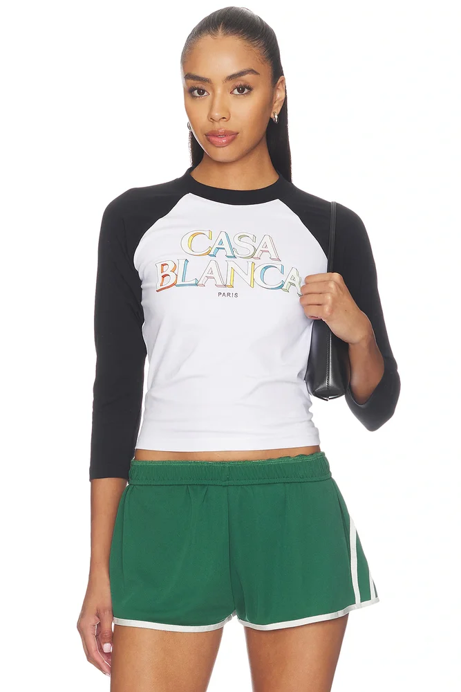 Baseball Tee in 3d Stacked Logo