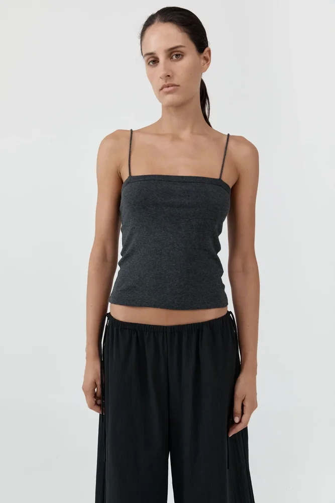 Organic Cotton Square Neck Cami Top