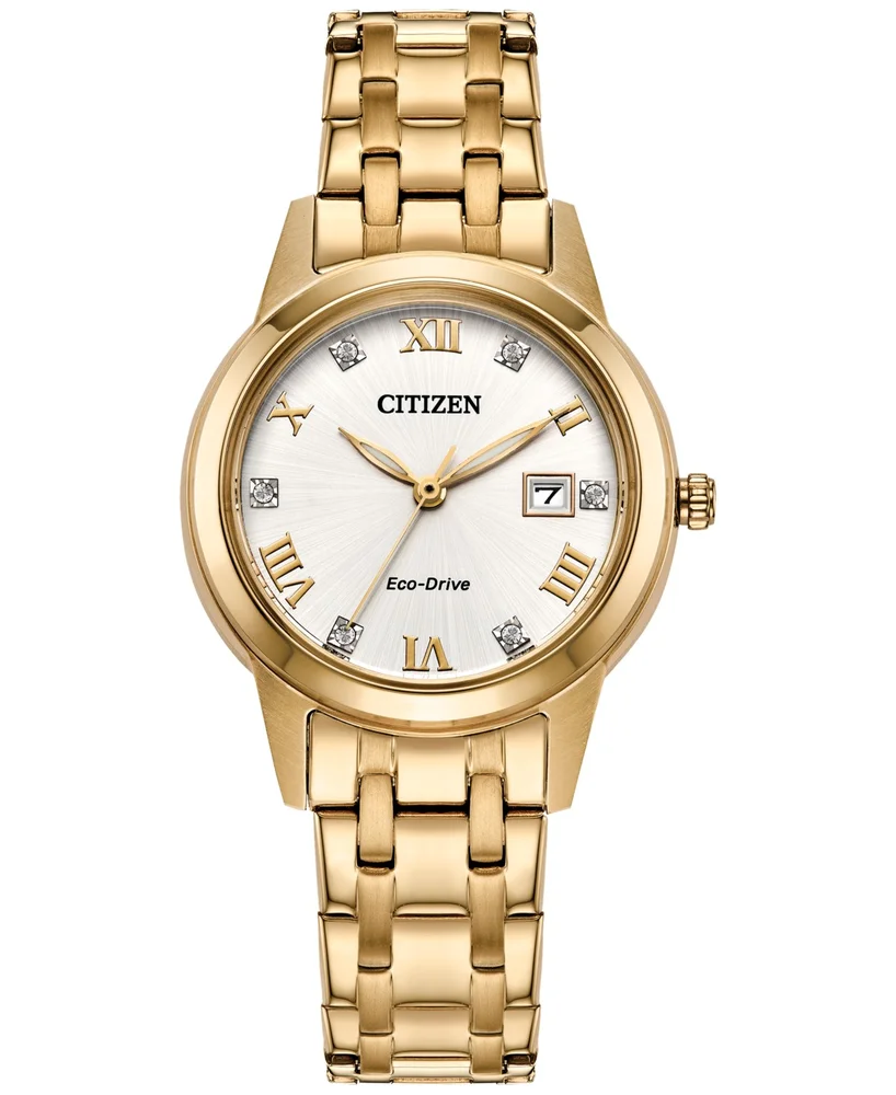 Eco-Drive Classic Gold-Tone Bracelet Watch, 29mm