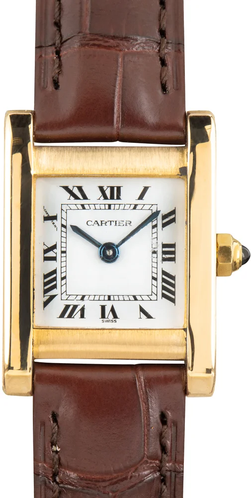 Pre-Owned Tank Normale 78093 18K Yellow Gold