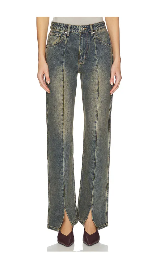 Split Hem Jean Mimchik