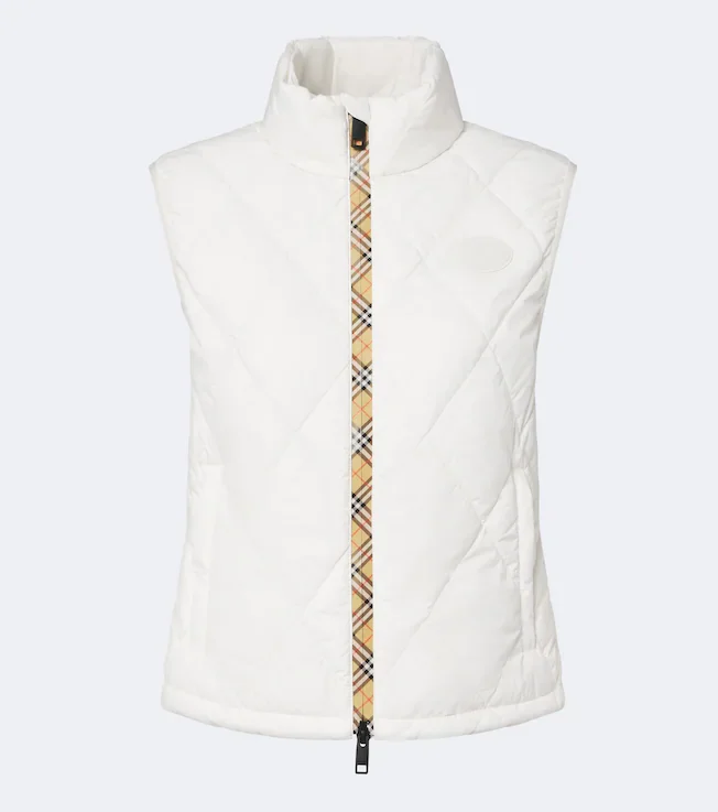 Burberry Check quilted vest