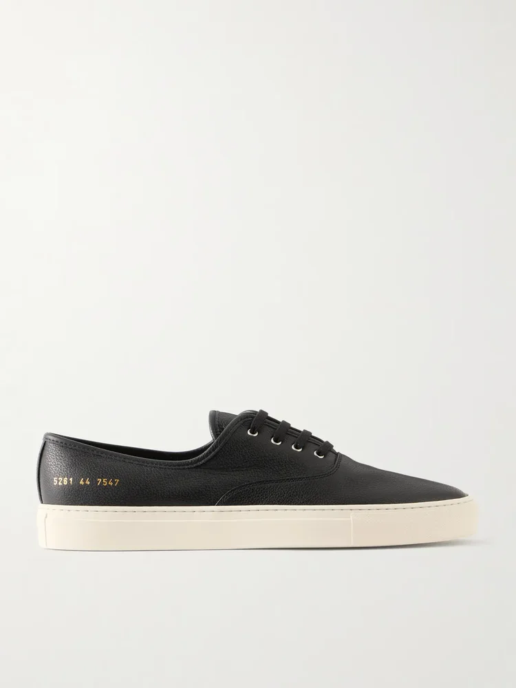 Deck Full-Grain Leather Sneakers