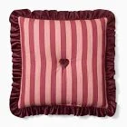 Button-Tufted Heart Pillow Cover
