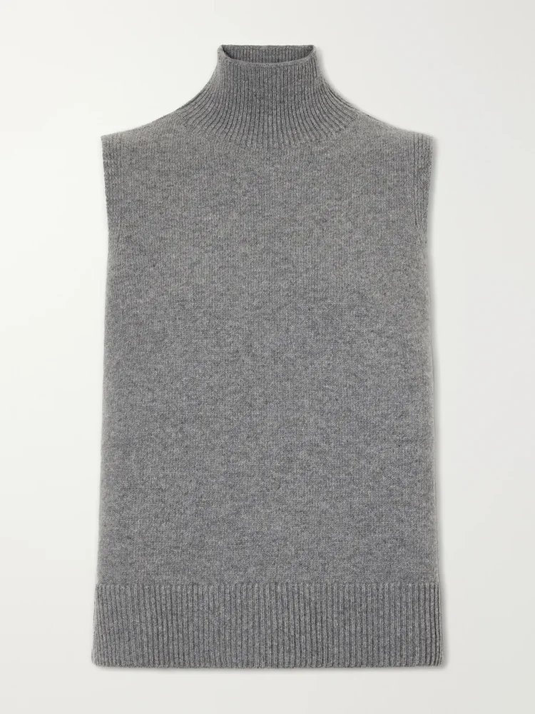 The Bruno wool and cashmere-blend turtleneck tank