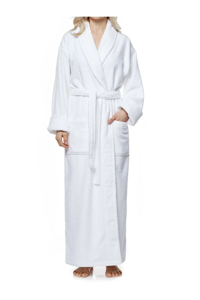 Optimus Long Cotton Bathrobe For Women