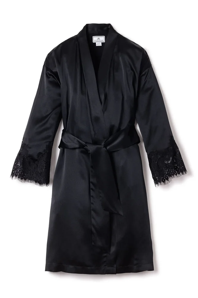 Silk Lace Robe
