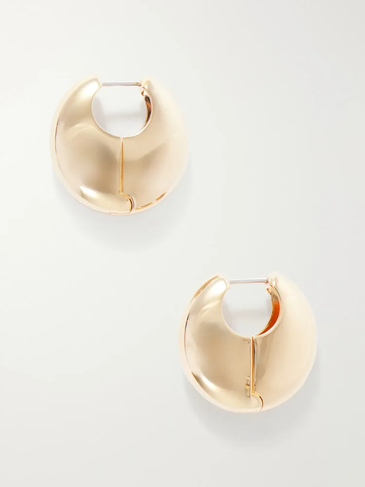 Ferma gold-toned hoop earrings