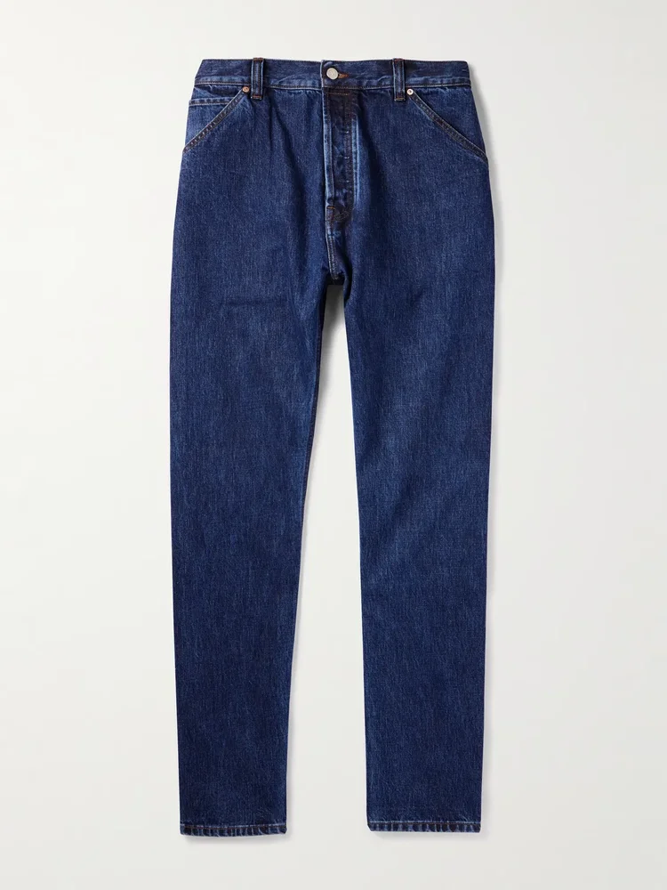Straight-Leg Selvedge Jeans