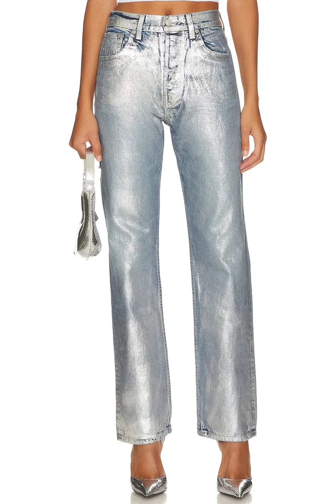 High Rise Straight Jeans