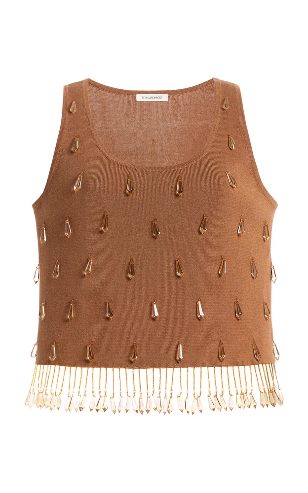 Hysa Bead-Embellished Tank Top