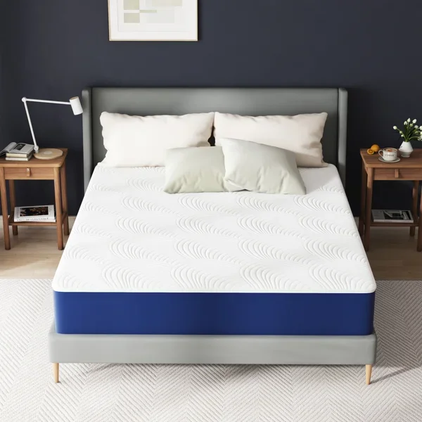 Stijn Firm Cooling Gel Memory Foam Mattress with Washable Zipper Cover