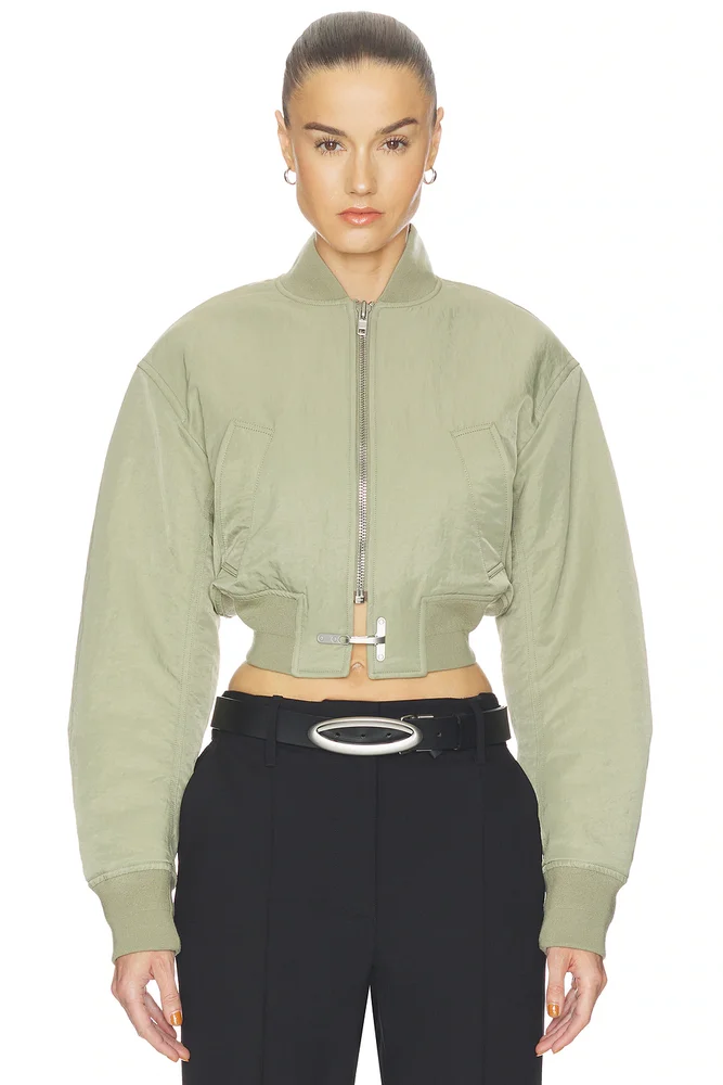 Crop Bomber Jacket