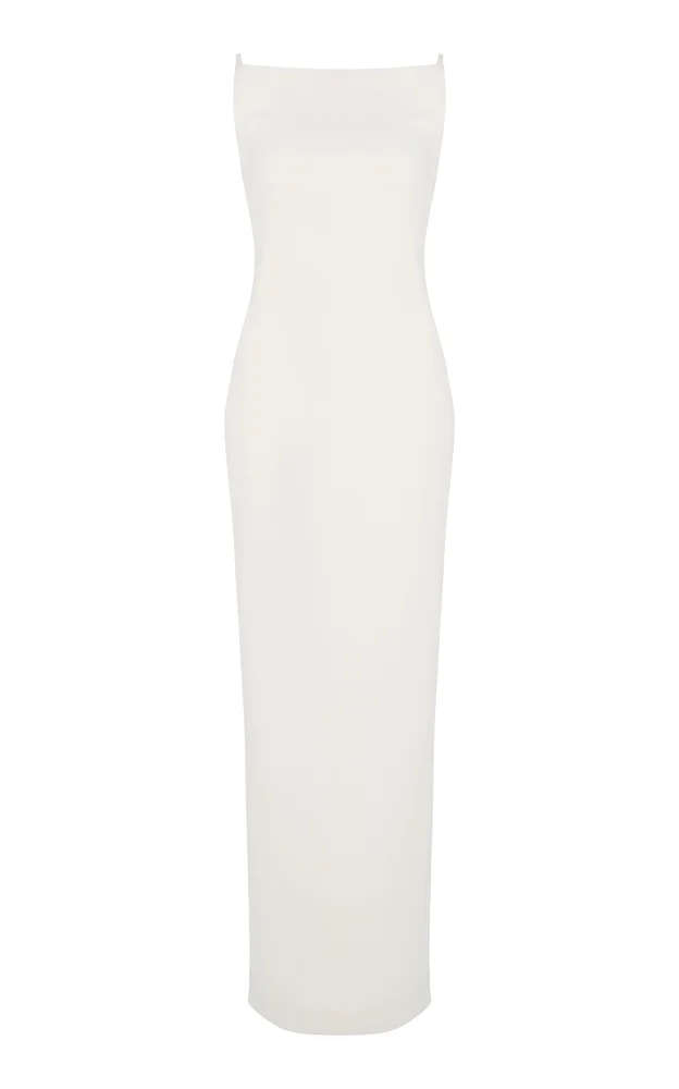 Crepe Maxi Dress