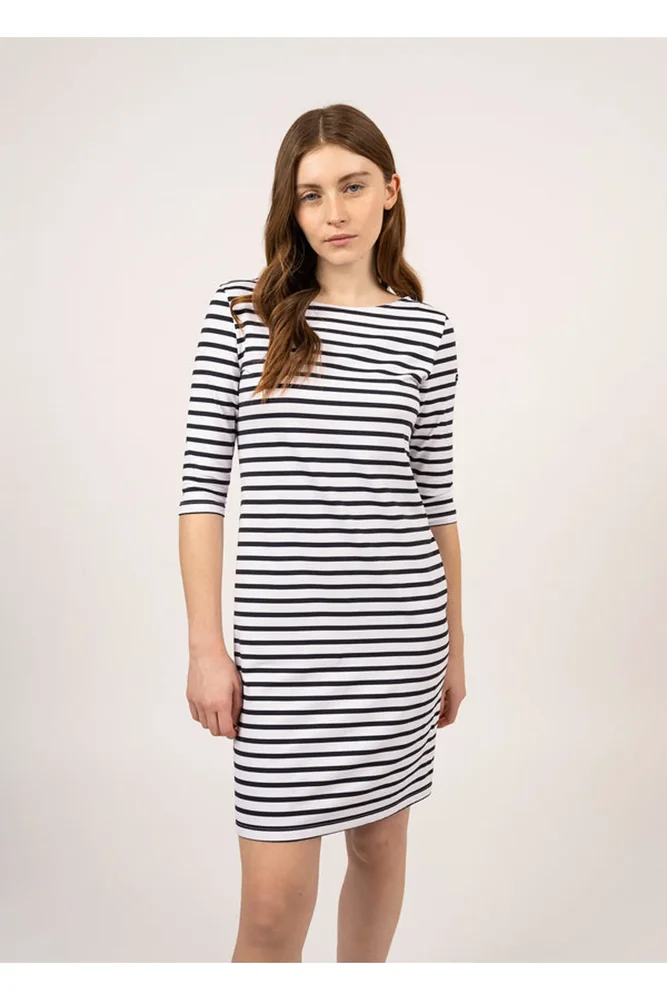 Saint James — PROPRIANO UV Fabric Striped Dress