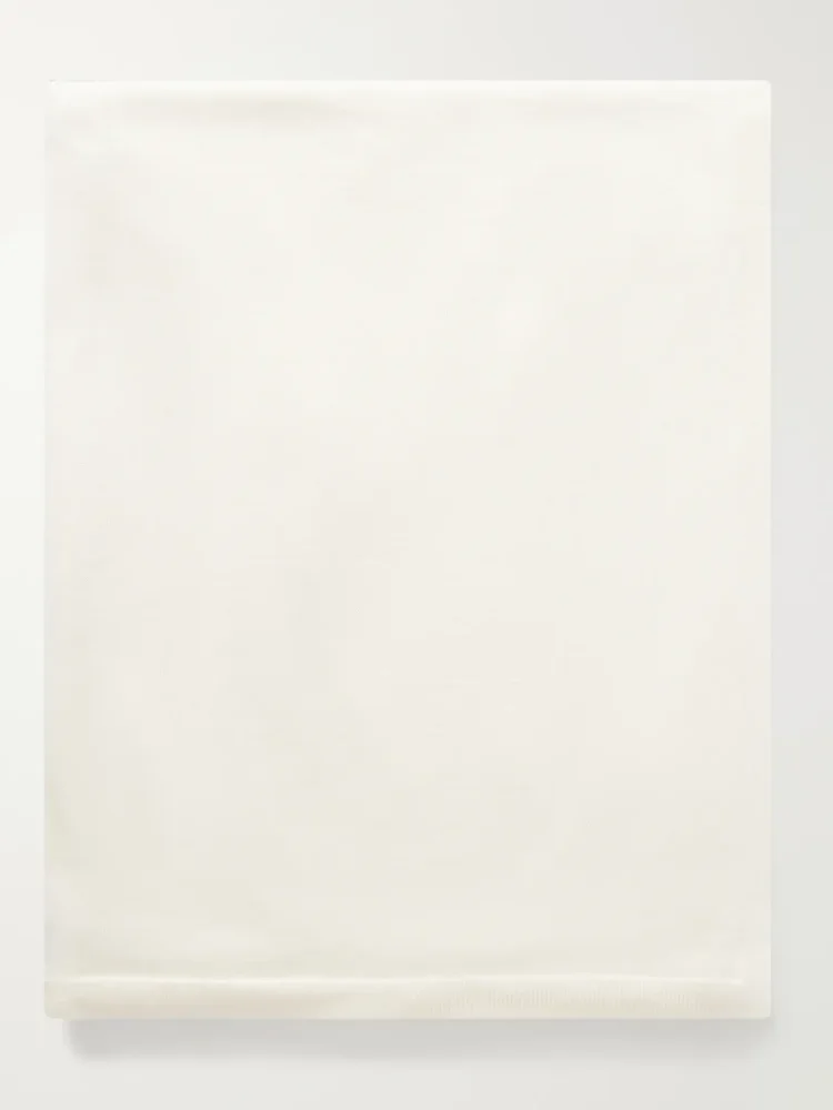Marie Cashmere and Silk-Blend Wrap, White