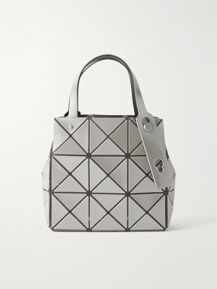 Carat mini glossed top-handle bag