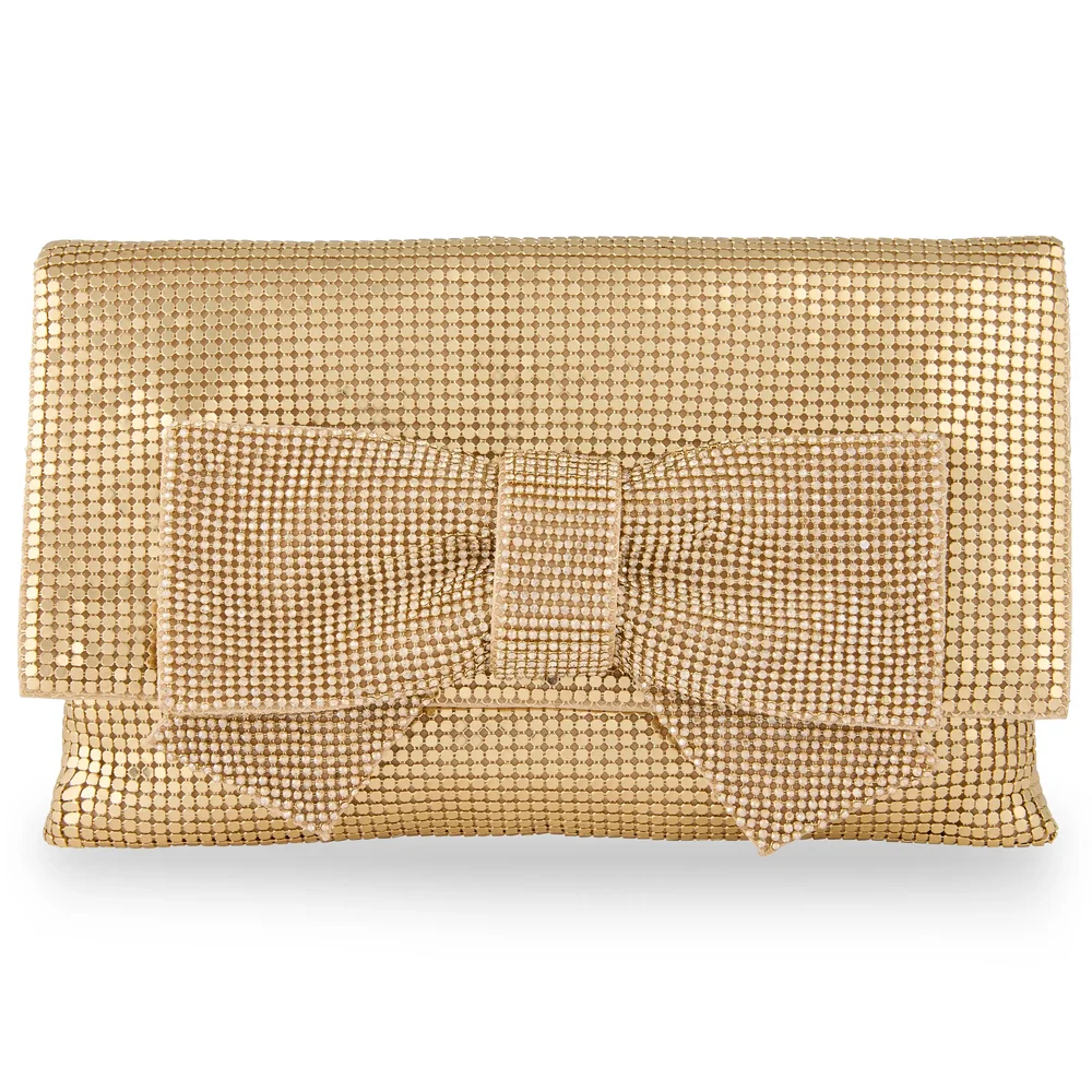 Gemma Crystal Bow Clutch