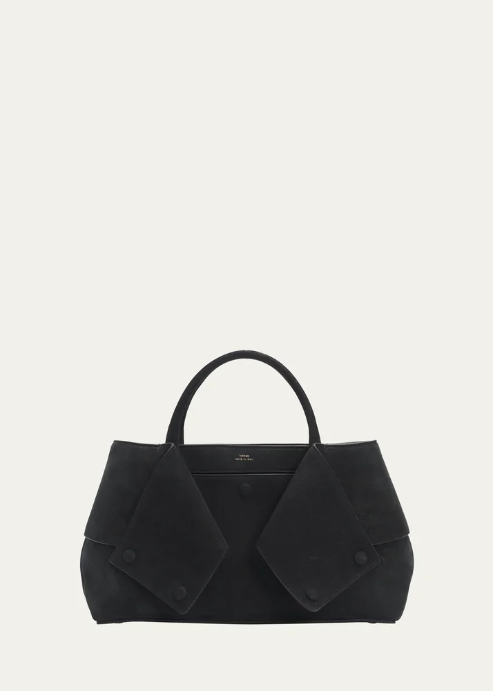 Mercer Nubuck Leather Top-Handle Bag