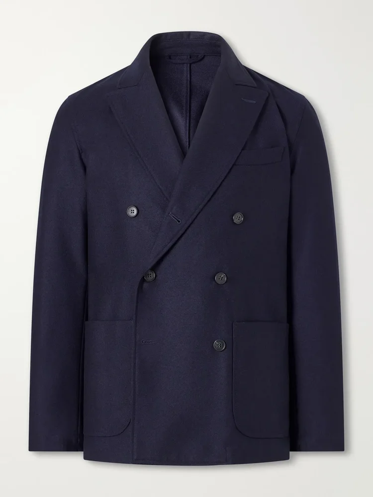 Jarod Double-Breasted Wool-Twill Suit Jacket