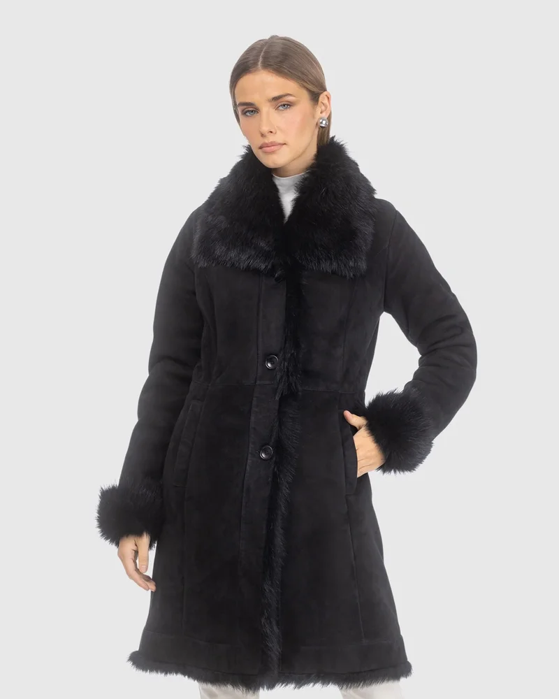 Merino Shearling Lamb Stroller Coat