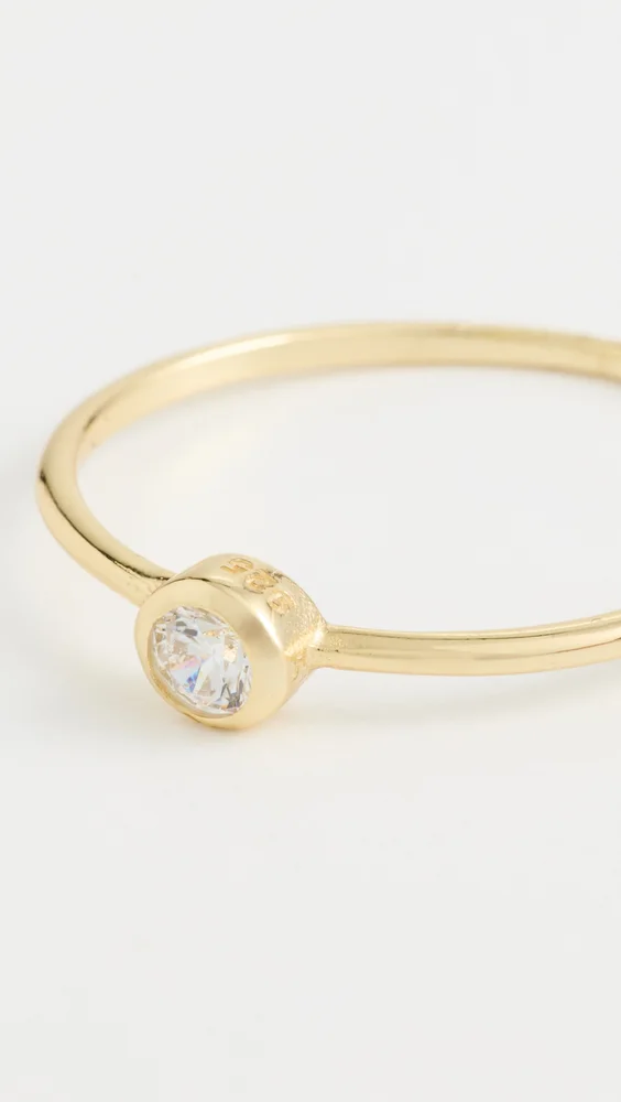 Solitaire Bezel Ring