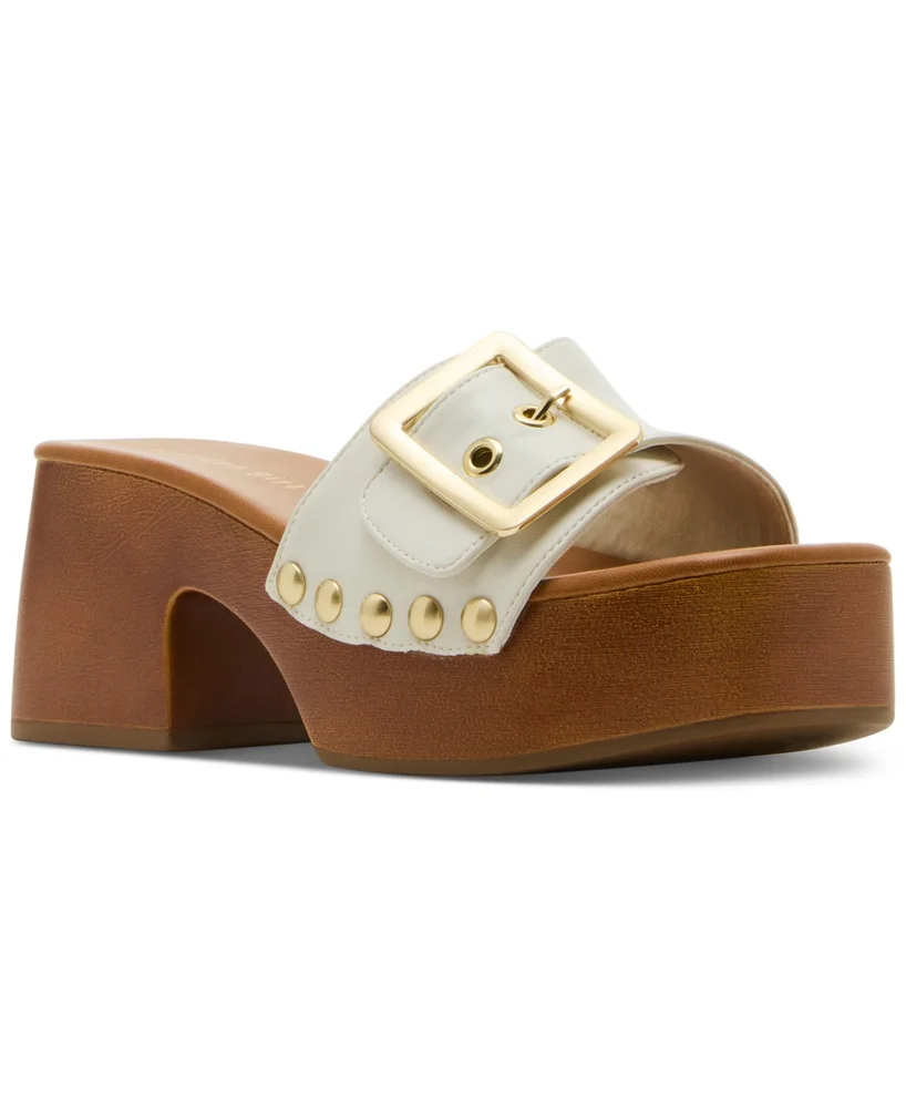 Woodlandd Platform Block-Heel Sandals
