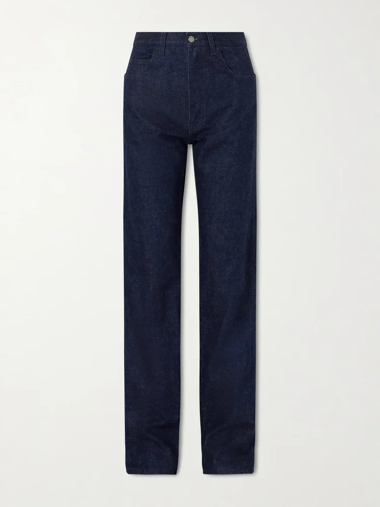 Straight-leg jeans