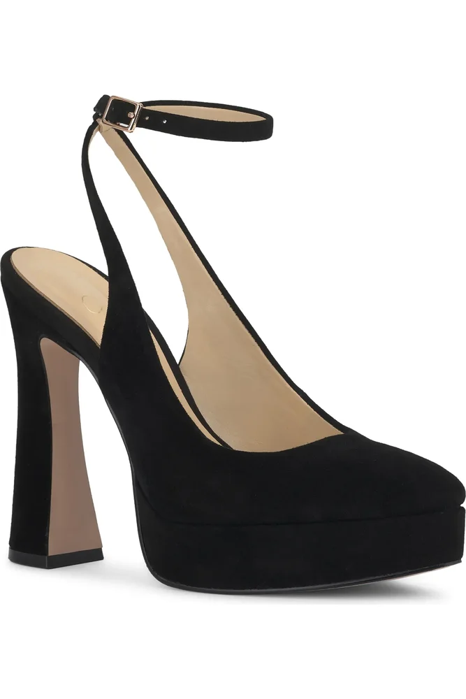 Nelica Ankle Strap Platform Pump
