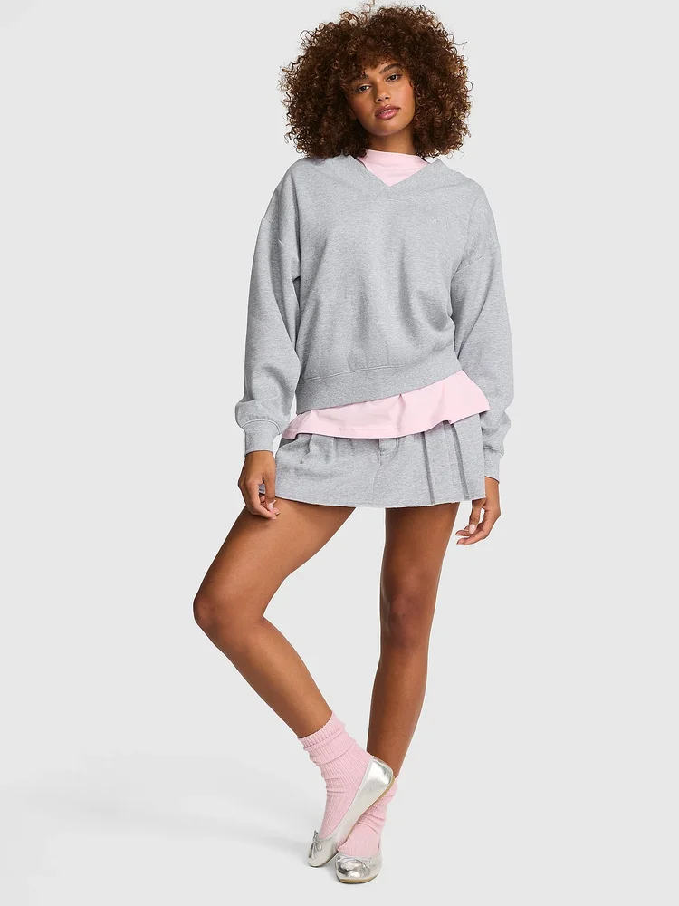 Campus Fleece V-Neck Sweatshirt
