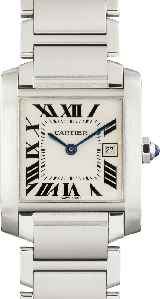 Pre-Owned Tank Francaise W51011Q3 Silver Dial