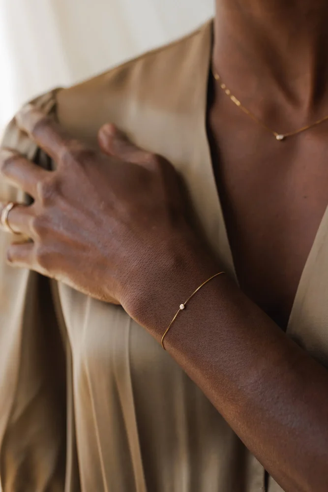GLDN Gaia Diamond Solitaire Bracelet